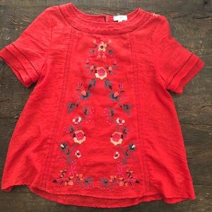 Mexican style boho top